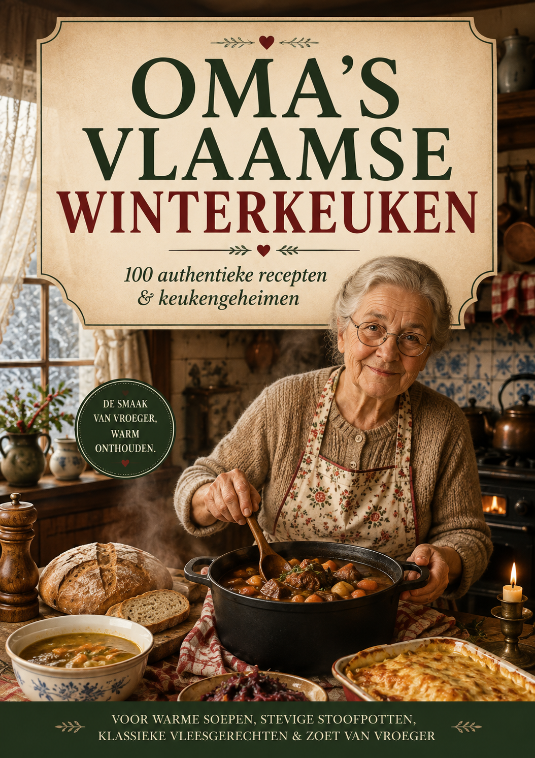 Cover van Oma's Vlaamse Winterkeuken — 100 authentieke recepten en keukengeheimen